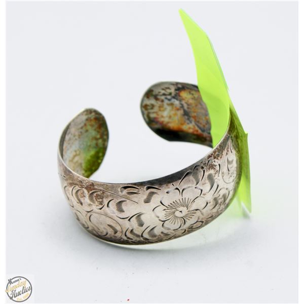 VINTAGE DECORATIVE BRACELET STAMPED STERLING