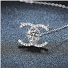 Image 3 : 1 CT GRA CERTIFIED ROUND BRILLIANT 925S NECKLACE