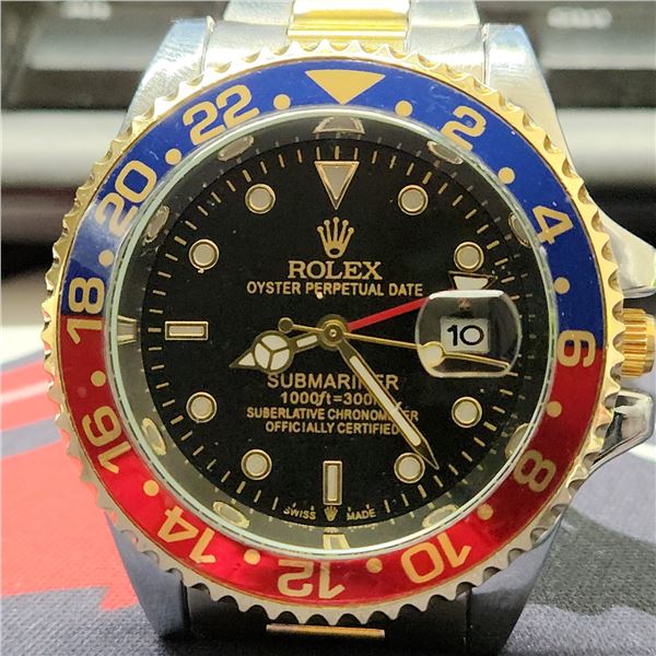 NEW REPLICA ROLEX "SUBMARINER" QUARTZ WATCH