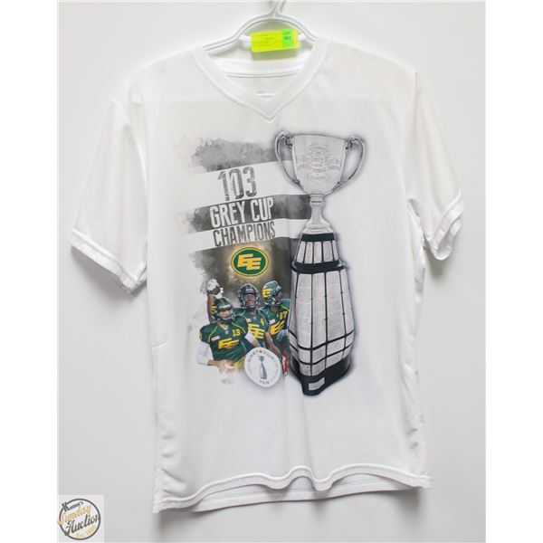ESKIMOS 103 GREY CUP CHAMPIONS SHIRT SIZE LARGE