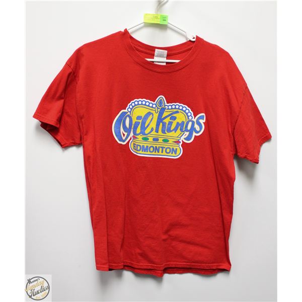 OILKINGS SHIRT CURTIS LAZAR ON BACK SIZE LARGE