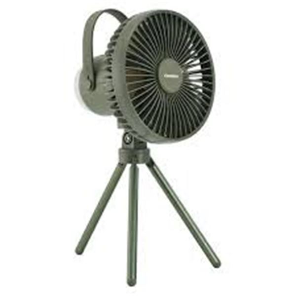 NEW CAMELION RECHARGEABLE CAMPING FAN WITH LED LIG