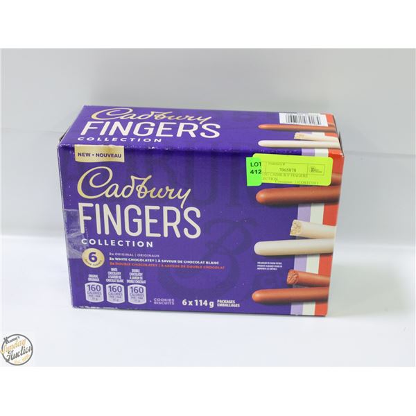 6 X 115G CADBURY FINGERS COLLECTION
