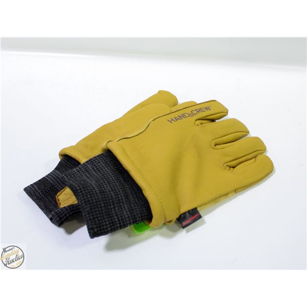 NEW 2PK HAND CREW GENUINE LEATHER MEDIUM