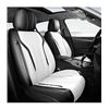Image 1 : BRAND NEW LEATHER CAR SEAT COVERS BLACK WHITE