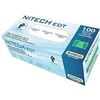 Image 1 : 4 X 100 GLOVES NITECH EXAMINATION GLOVES LARGE
