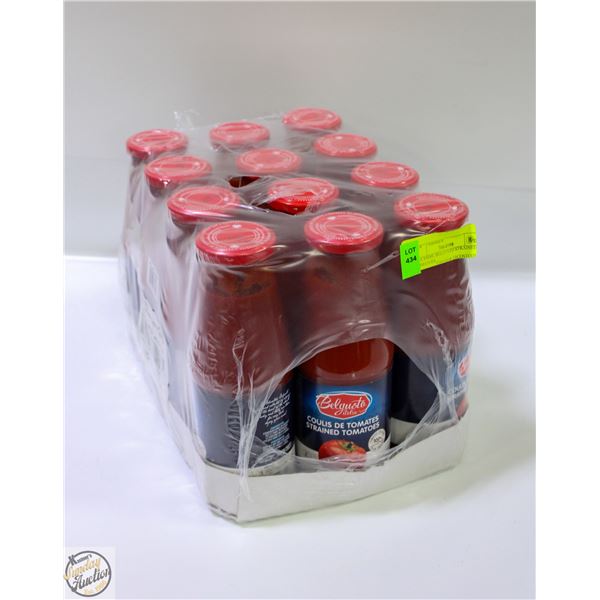 12 X 690ML BELGUSTO STRAINED TOMATOES