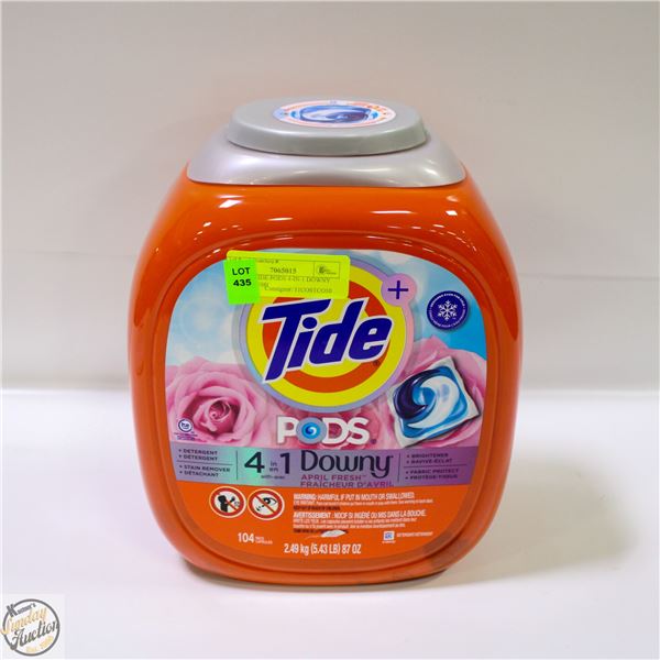BAG OF TIDE PODS 4-IN-1 DOWNY APRIL FRESH