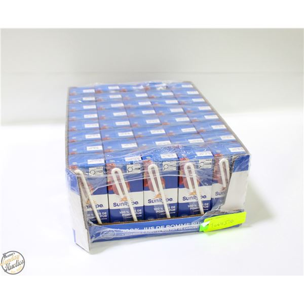 40 X 200ML SUNRYPE PURE APPLE JUICE