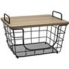 Image 1 : BRAND NEW GOURMET BASICS METAL STACKING BASKET