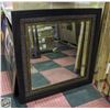 Image 1 : LARGE DECORATIVE BEVELLED GLASS MIRROR -