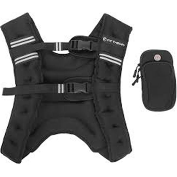 NEW FIT THEORY STRENGTH TRAINING WEIGHT VEST 20LBS