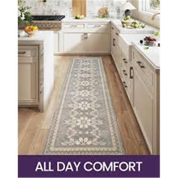 NEW DEXI RUNNER RUG 2 X 6FT GREY