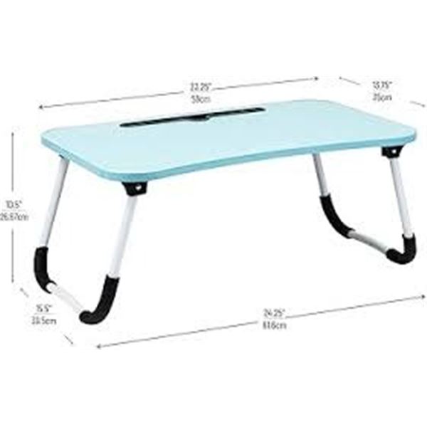 NEW W/BOX MIND READER BLUE FOLDABLE LAPTOP TRAY