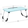 Image 1 : NEW W/BOX MIND READER BLUE FOLDABLE LAPTOP TRAY
