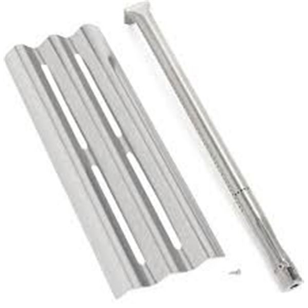 NEW BBQ-PLUS HEAT SEAR PLATE & BURNER TUBE