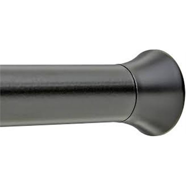 NEW BASICS ADJUSTABLE SHOWER CURTAIN ROD 42-72"
