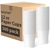 Image 1 : NEW RACETOP 500PK DISPOSABLE PAPER CUPS 12 OZ