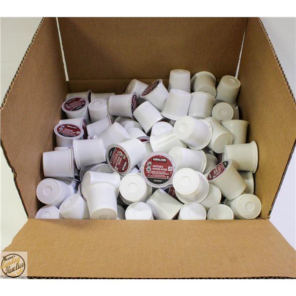 BOX OF KIRKLAND PACIFIC BOLD K CUPS COFFEE PODS