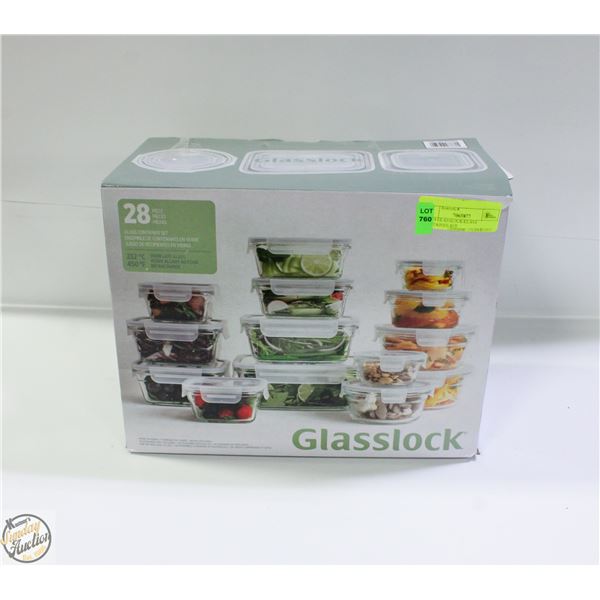 28PCS GLASSLOCK GLASS CONTAINER SET