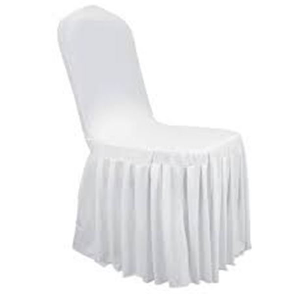 BRAND NEW SUSIRE WHITE WEDDING CHAIR COVER 25PCS