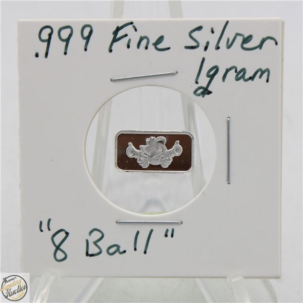 #3730- CANADIAN .999 FINE SILVER 1 GRAM