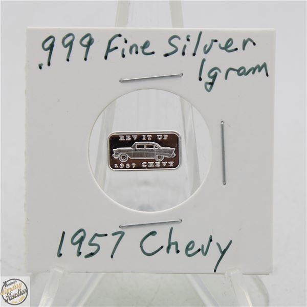 #3727- CANADIAN .999 FINE SILVER 1 GRAM TOKEN