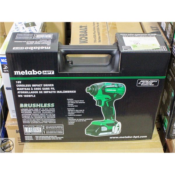 BRAND NEW METABO HPT 18VOLT CORDLESS IMPACT DRIVER