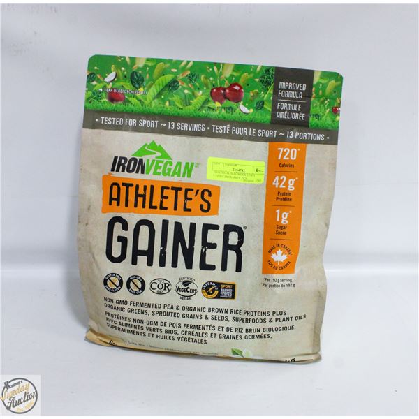 NEW NATURAL VANILLA 2.5KG BAG IRON VEGAN EXP 12/26