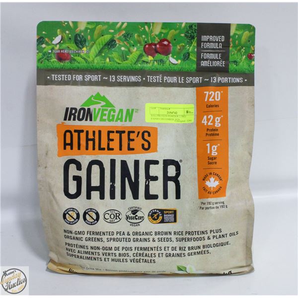 NEW NATURAL CHOCOLATE 2.5KG BAG IRON VEGAN EXP3/27