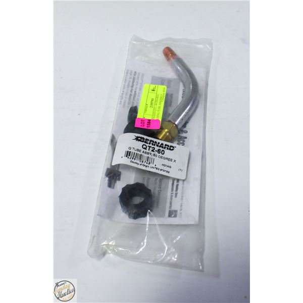 BERNARD QT2 - 60 DEGREE WELDING TUBE ASSEMBLY