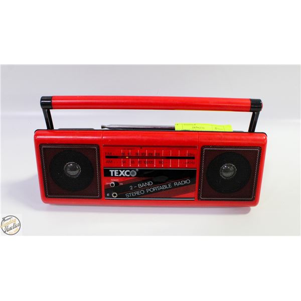 VINTAGE TEXCO 2-BAND STERO