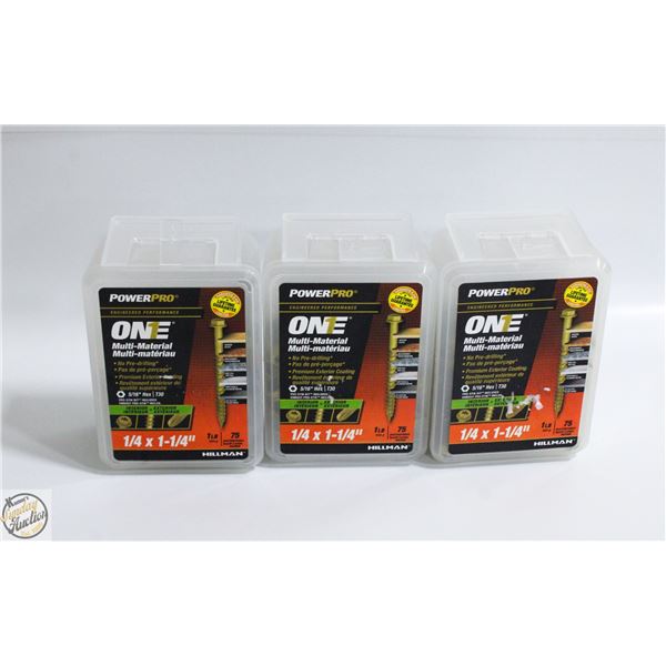 SEALED 3 HILLMAN POWERPRO