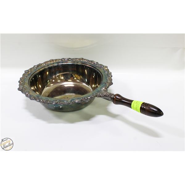 VINTAGE WOOD HANDLE AND METAL CHURCH