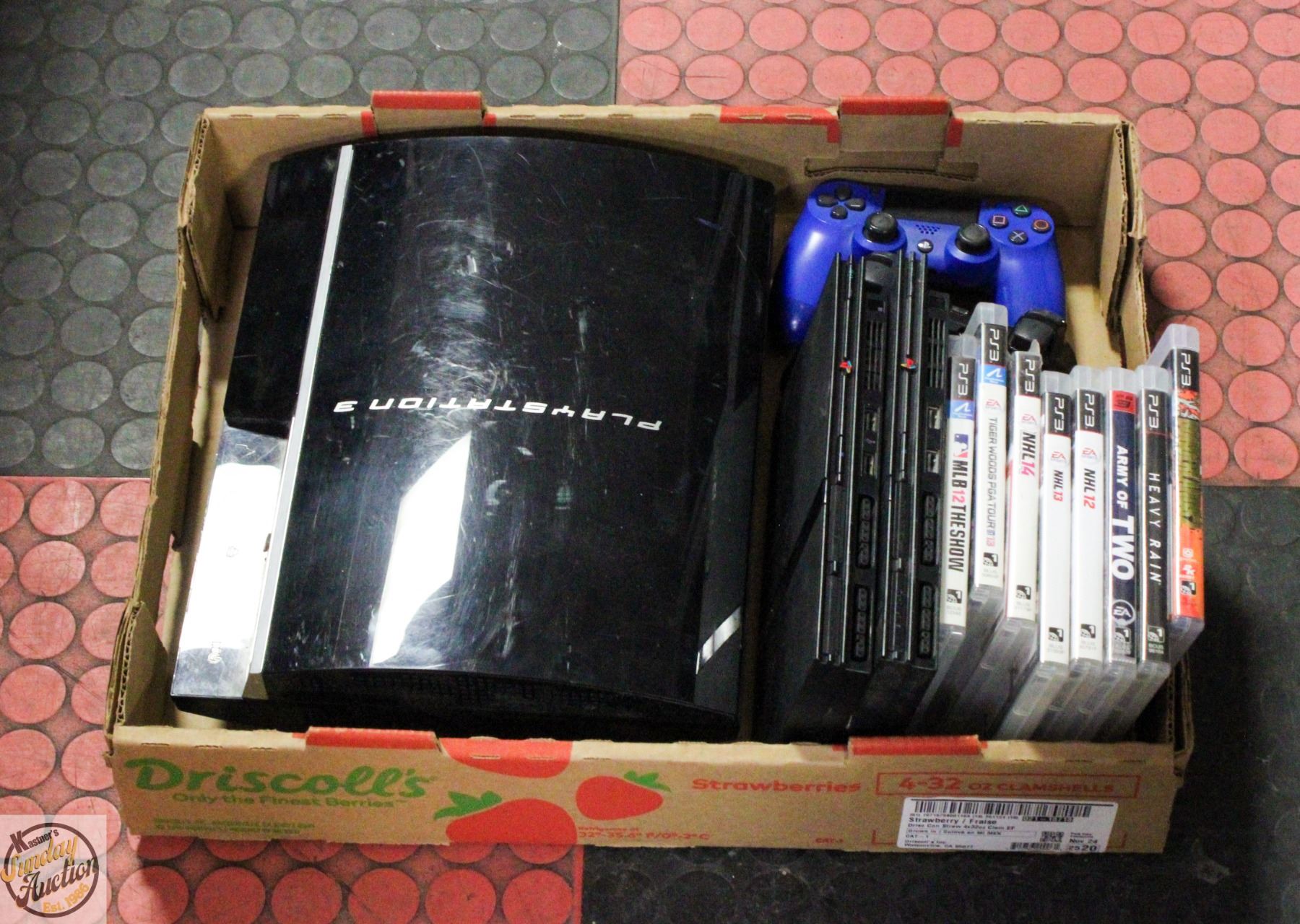 Console Lot PLAYSTATION CONSOLE LOT W/GAMES, CONSOLES