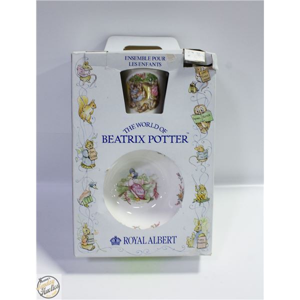 BOXED 1986 ROYAL ALBERT POTTERY CHILDREN’S