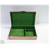 Image 2 : VINTAGE METAL BOX W/HORSE & HORSESHOE.
