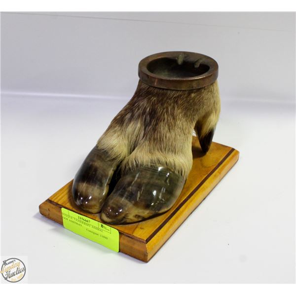 ANTIQUE HOOF ASHTRAY