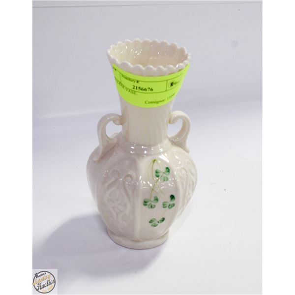 BELLEEK VASE.