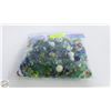 Image 1 : BAG OF ASSORTED MARBLES.