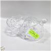 Image 1 : VINTAGE CRYSTAL CANDY DISH/LID SET 9"X6"