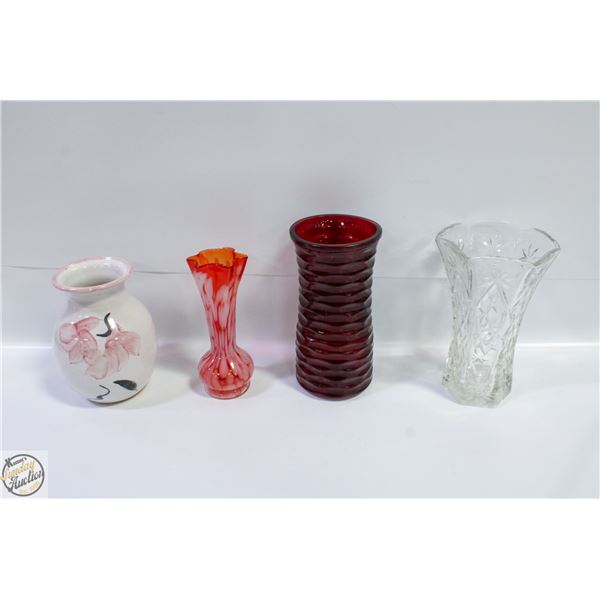 COLLECTION OF VASES