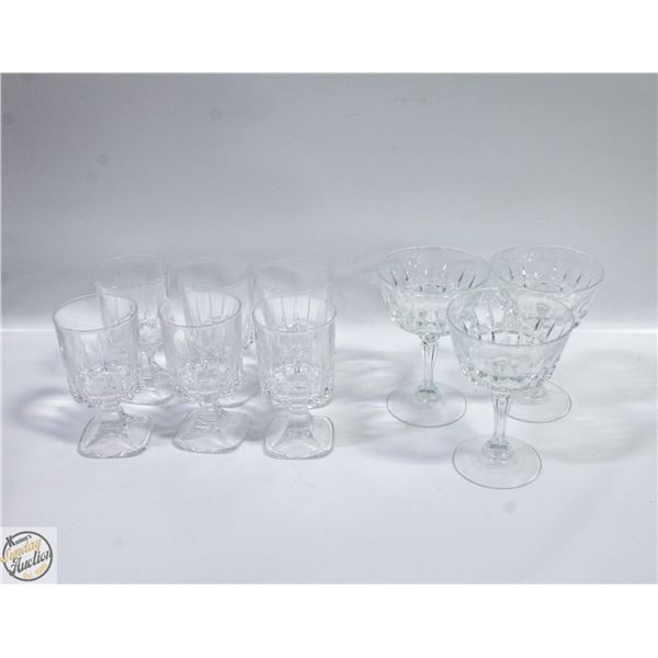 FLAT OF CRYSTAL STEMWARE