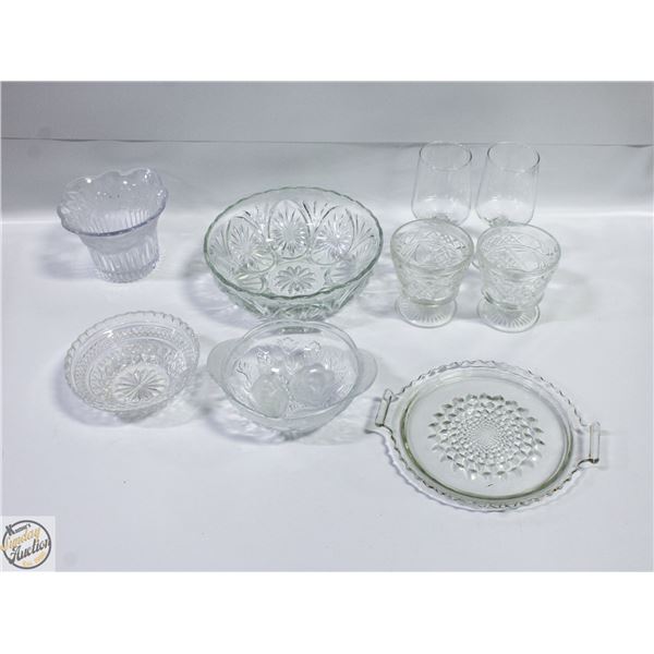 ASSORTED CRYSTAL PIECES