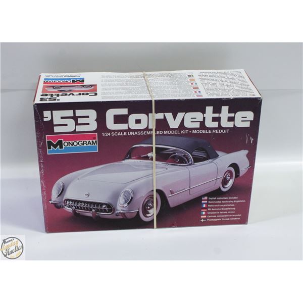 1953 CORVETTE 1:24 MODEL, PARTS SEALED