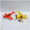 Image 1 : PAIR OF FISHER PRICE AIRPLANES W/PILOTS