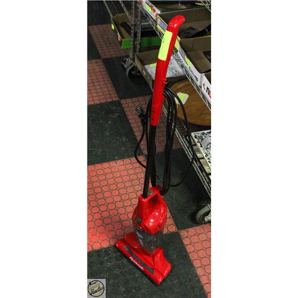RED DIRT DEVIL VIBE UPRIGHT STICK VACUUM -
