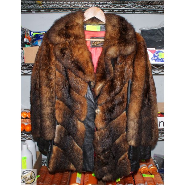 D. KINDY & SONS FURRIERS FUR JACKET.