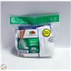 Image 1 : ANKLE SOCKS WHITE 6-12 SIZE 6-PACK FRUIT OF