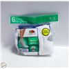 Image 1 : ANKLE SOCKS WHITE 6-12 SIZE 6-PACK FRUIT OF